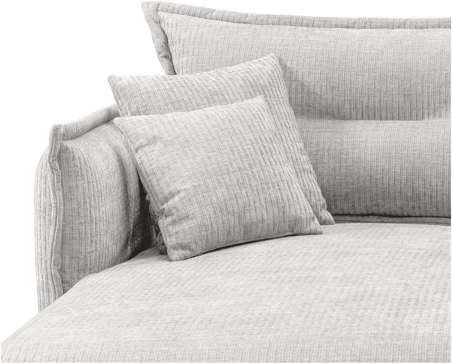 INOSIGN Hoekbank LAZIO twee verschillende pootkleuren naar keuze - Foto 2