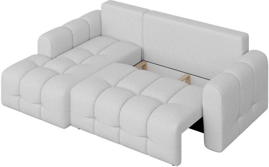 INOSIGN Hoekbank Manilla optioneel met bedfunctie B D H 265 170 91 cm L-vorm met recamiere rechts links bestelbaar golfondersteuning - Foto 2