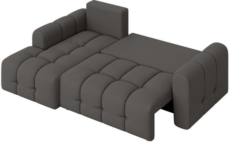 INOSIGN Hoekbank Manilla optioneel met bedfunctie B D H 265 170 91 cm L-vorm met recamiere rechts links bestelbaar golfondersteuning - Foto 2