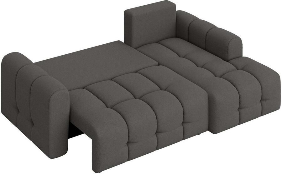 INOSIGN Hoekbank Manilla optioneel met bedfunctie B D H 265 170 91 cm L-vorm met recamiere rechts links bestelbaar golfondersteuning - Foto 2