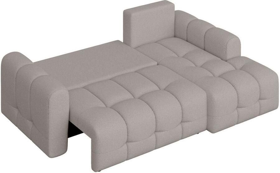 INOSIGN Hoekbank Manilla optioneel met bedfunctie B D H 265 170 91 cm L-vorm met recamiere rechts links bestelbaar golfondersteuning - Foto 2