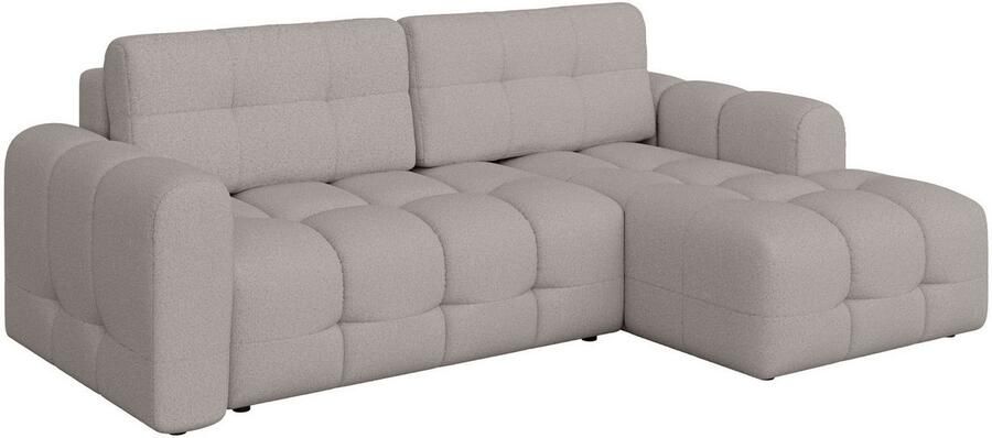 INOSIGN Hoekbank Manilla optioneel met bedfunctie B D H 265 170 91 cm L-vorm met recamiere rechts links bestelbaar golfondersteuning - Foto 5