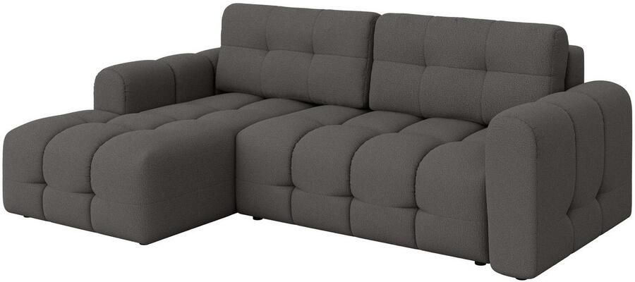 INOSIGN Hoekbank Manilla optioneel met bedfunctie B D H 265 170 91 cm L-vorm met recamiere rechts links bestelbaar golfondersteuning - Foto 5