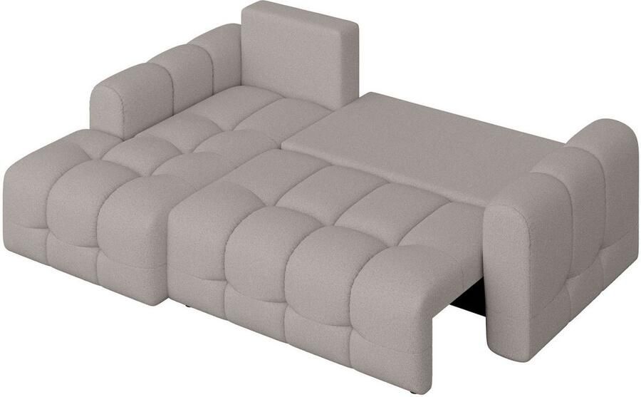 INOSIGN Hoekbank Manilla optioneel met bedfunctie B D H 265 170 91 cm L-vorm met recamiere rechts links bestelbaar golfondersteuning