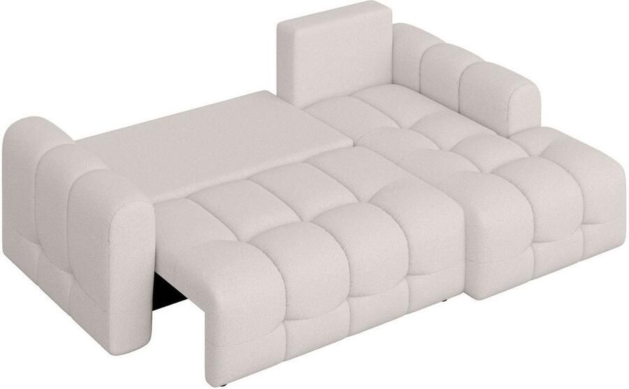 INOSIGN Hoekbank Manilla optioneel met bedfunctie B D H 265 170 91 cm L-vorm met recamiere rechts links bestelbaar golfondersteuning