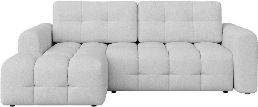 INOSIGN Hoekbank Manilla optioneel met bedfunctie B D H 265 170 91 cm L-vorm met recamiere rechts links bestelbaar golfondersteuning - Foto 6