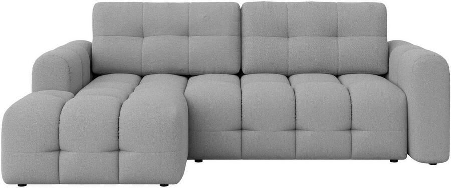 INOSIGN Hoekbank Manilla optioneel met bedfunctie B D H 265 170 91 cm L-vorm met recamiere rechts links bestelbaar golfondersteuning - Foto 6