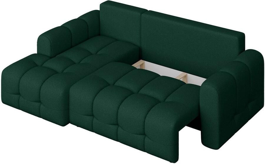 INOSIGN Hoekbank Manilla optioneel met bedfunctie B D H 265 170 91 cm L-vorm met recamiere rechts links bestelbaar golfondersteuning - Foto 2