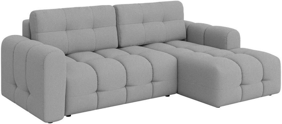 INOSIGN Hoekbank Manilla optioneel met bedfunctie B D H 265 170 91 cm L-vorm met recamiere rechts links bestelbaar golfondersteuning - Foto 4