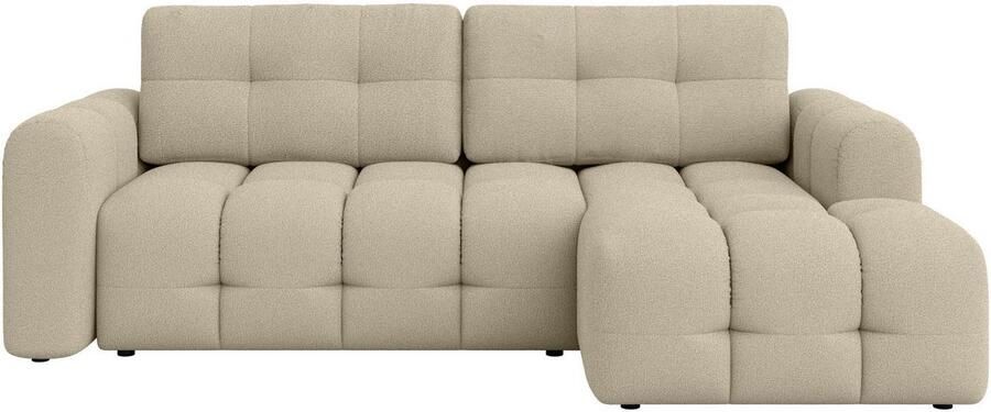 INOSIGN Hoekbank Manilla optioneel met bedfunctie B D H 265 170 91 cm L-vorm met recamiere rechts links bestelbaar golfondersteuning - Foto 5