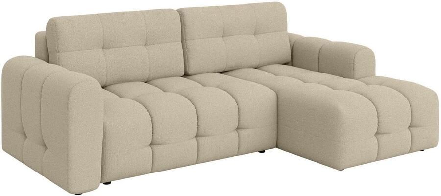 INOSIGN Hoekbank Manilla optioneel met bedfunctie B D H 265 170 91 cm L-vorm met recamiere rechts links bestelbaar golfondersteuning - Foto 4