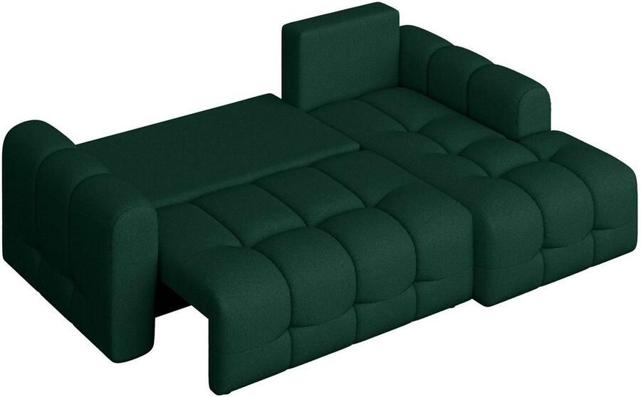 INOSIGN Hoekbank Manilla optioneel met bedfunctie B D H 265 170 91 cm L-vorm met recamiere rechts links bestelbaar golfondersteuning