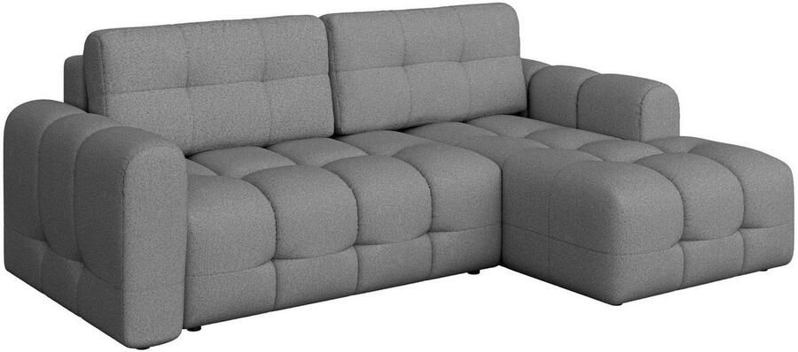 INOSIGN Hoekbank Manilla optioneel met bedfunctie B D H 265 170 91 cm L-vorm met recamiere rechts links bestelbaar golfondersteuning - Foto 5