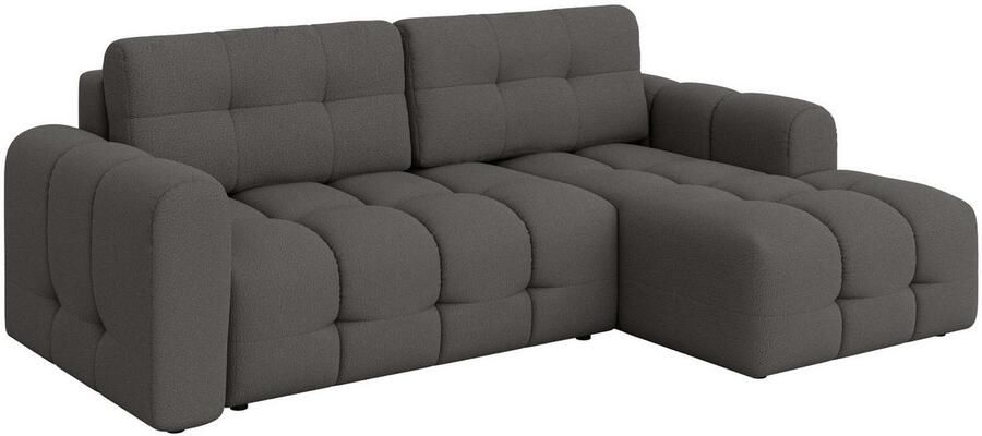 INOSIGN Hoekbank Manilla optioneel met bedfunctie B D H 265 170 91 cm L-vorm met recamiere rechts links bestelbaar golfondersteuning - Foto 5