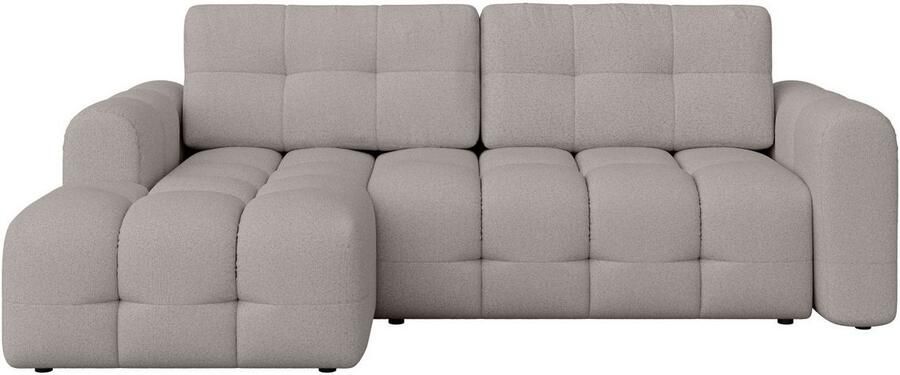 INOSIGN Hoekbank Manilla optioneel met bedfunctie B D H 265 170 91 cm L-vorm met recamiere rechts links bestelbaar golfondersteuning - Foto 5