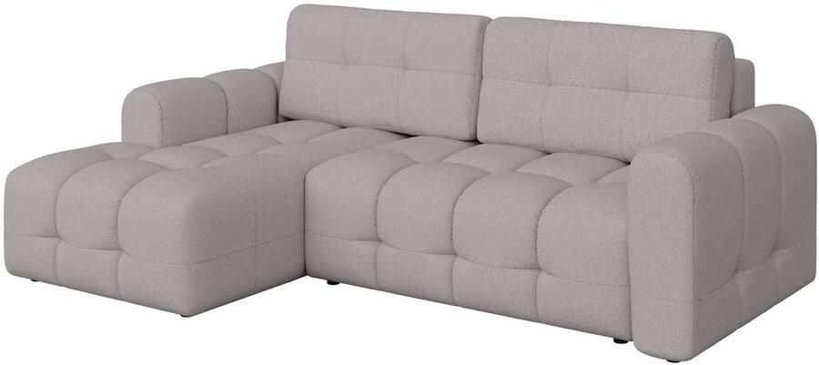 INOSIGN Hoekbank Manilla optioneel met bedfunctie B D H 265 170 91 cm L-vorm met recamiere rechts links bestelbaar golfondersteuning - Foto 4