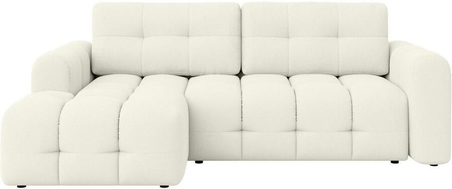 INOSIGN Hoekbank Manilla optioneel met bedfunctie B D H 265 170 91 cm L-vorm met recamiere rechts links bestelbaar golfondersteuning - Foto 6