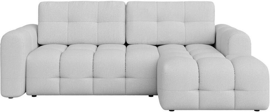 INOSIGN Hoekbank Manilla optioneel met bedfunctie B D H 265 170 91 cm L-vorm met recamiere rechts links bestelbaar golfondersteuning - Foto 6