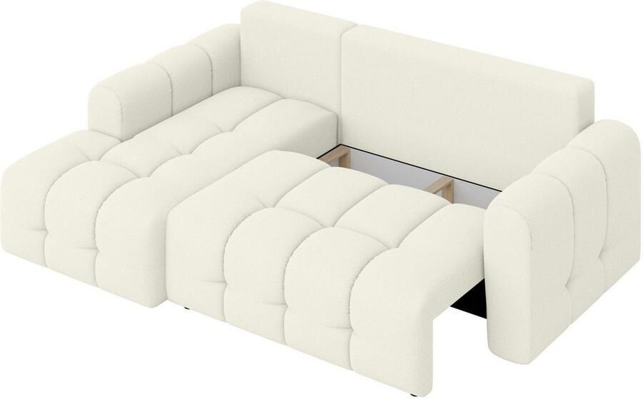 INOSIGN Hoekbank Manilla optioneel met bedfunctie B D H 265 170 91 cm L-vorm met recamiere rechts links bestelbaar golfondersteuning