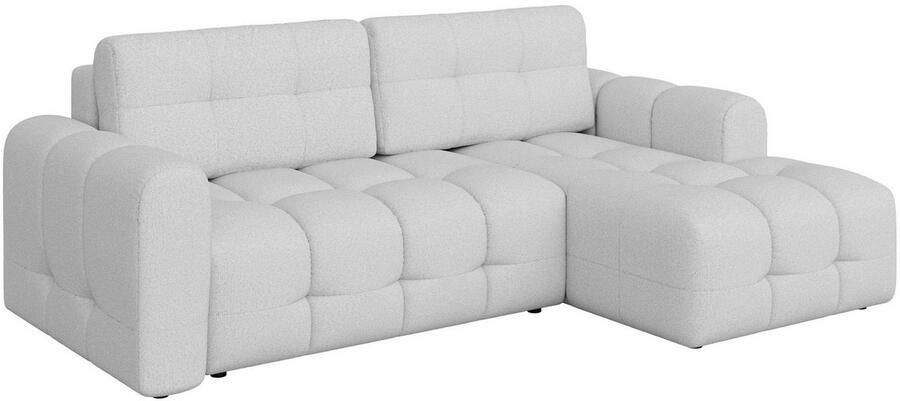 INOSIGN Hoekbank Manilla optioneel met bedfunctie B D H 265 170 91 cm L-vorm met recamiere rechts links bestelbaar golfondersteuning - Foto 5