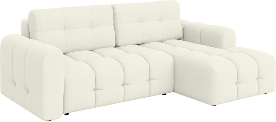 INOSIGN Hoekbank Manilla optioneel met bedfunctie B D H 265 170 91 cm L-vorm met recamiere rechts links bestelbaar golfondersteuning - Foto 5