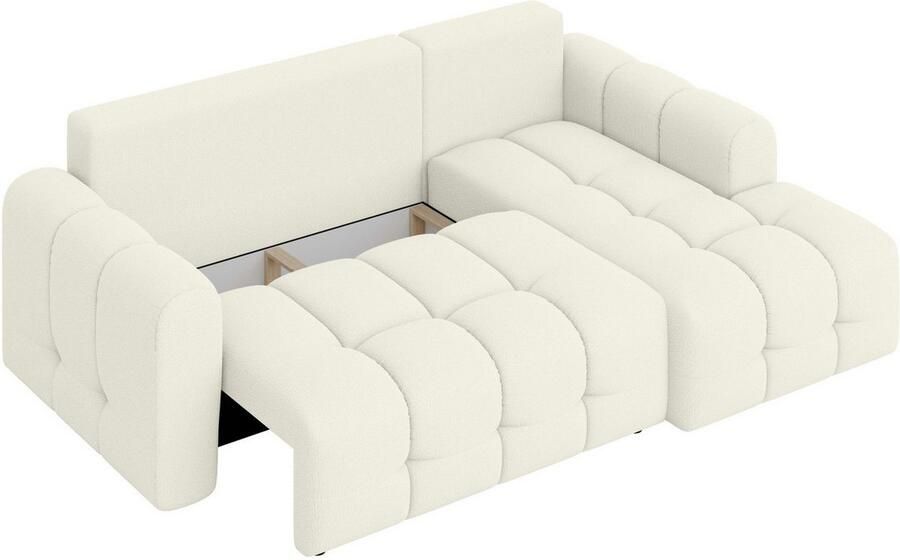 INOSIGN Hoekbank Manilla optioneel met bedfunctie B D H 265 170 91 cm L-vorm met recamiere rechts links bestelbaar golfondersteuning - Foto 2