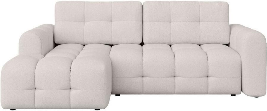 INOSIGN Hoekbank Manilla optioneel met bedfunctie B D H 265 170 91 cm L-vorm met recamiere rechts links bestelbaar golfondersteuning - Foto 6