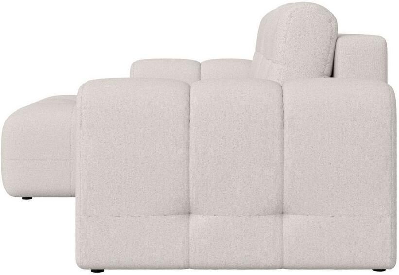 INOSIGN Hoekbank Manilla optioneel met bedfunctie B D H 265 170 91 cm L-vorm met recamiere rechts links bestelbaar golfondersteuning - Foto 3