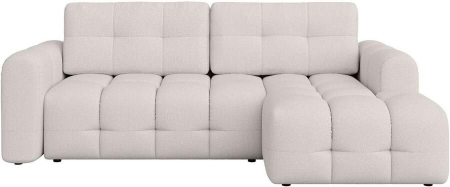 INOSIGN Hoekbank Manilla optioneel met bedfunctie B D H 265 170 91 cm L-vorm met recamiere rechts links bestelbaar golfondersteuning - Foto 6