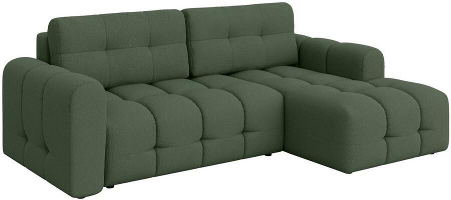 INOSIGN Hoekbank Manilla optioneel met bedfunctie B D H 265 170 91 cm L-vorm met recamiere rechts links bestelbaar golfondersteuning - Foto 5