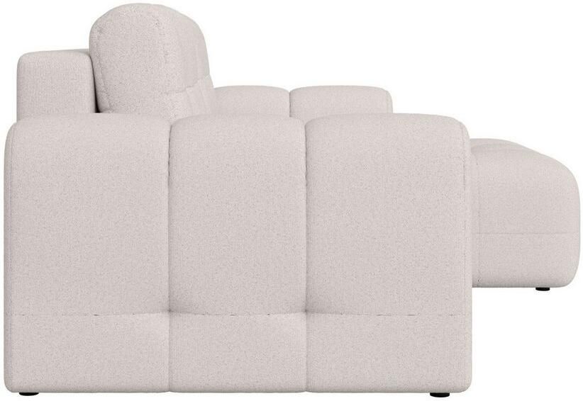 INOSIGN Hoekbank Manilla optioneel met bedfunctie B D H 265 170 91 cm L-vorm met recamiere rechts links bestelbaar golfondersteuning - Foto 3