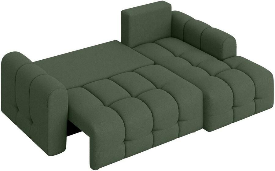 INOSIGN Hoekbank Manilla optioneel met bedfunctie B D H 265 170 91 cm L-vorm met recamiere rechts links bestelbaar golfondersteuning