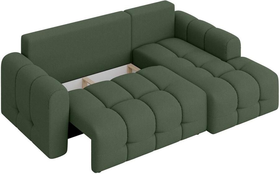 INOSIGN Hoekbank Manilla optioneel met bedfunctie B D H 265 170 91 cm L-vorm met recamiere rechts links bestelbaar golfondersteuning - Foto 2