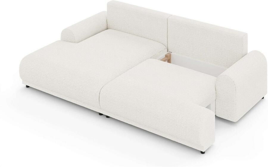 INOSIGN Hoekbank Marsby met bedfunctie en bedlade afmetingen: B H D 242 65 145 cm