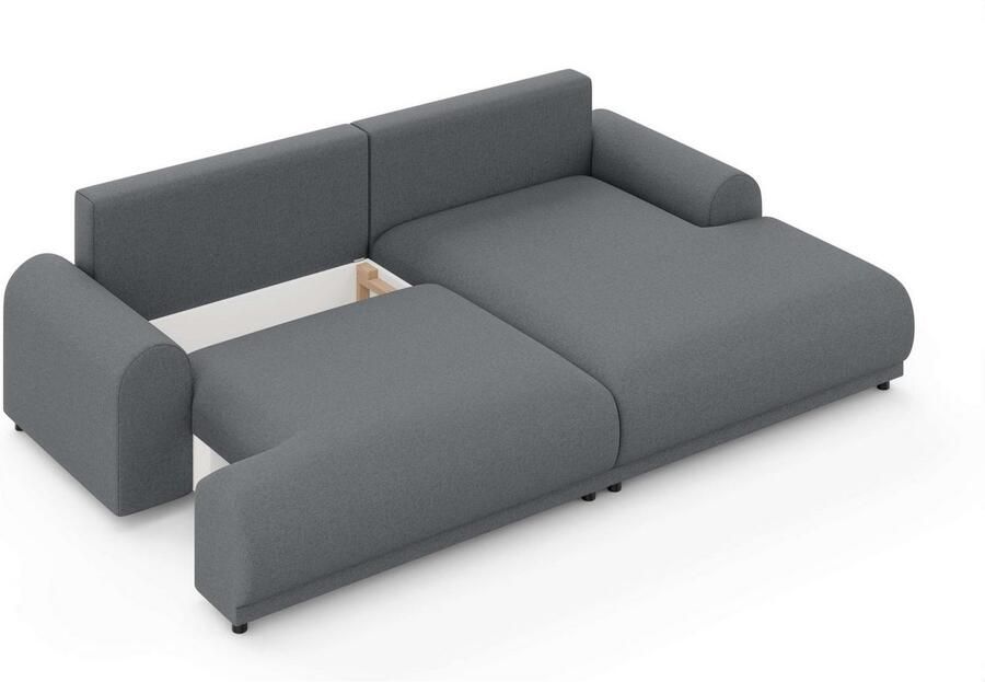 INOSIGN Hoekbank Marsby met bedfunctie en bedlade afmetingen: B H D 242 65 145 cm - Foto 2