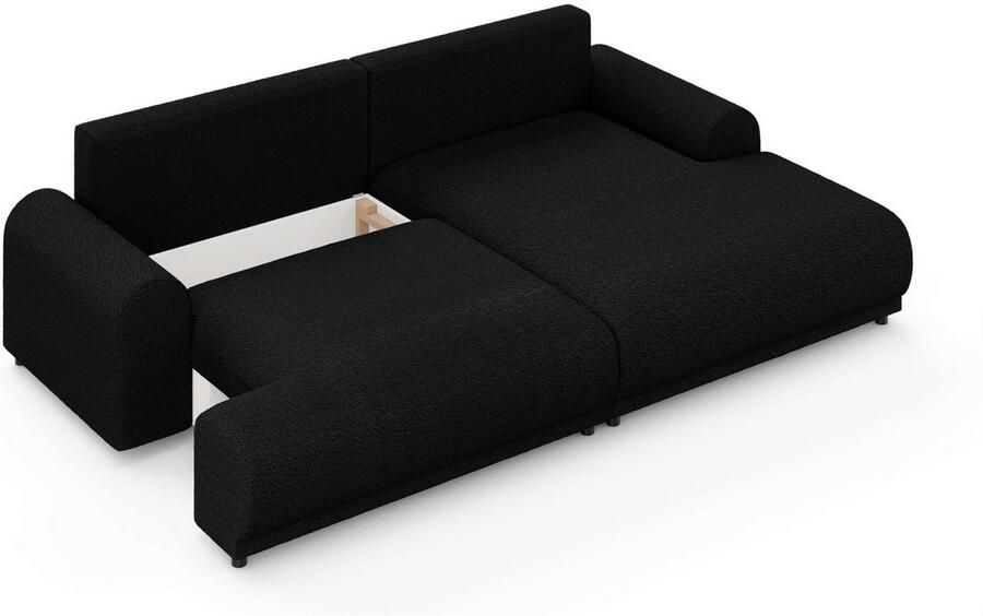 INOSIGN Hoekbank Marsby met bedfunctie en bedlade afmetingen: B H D 242 65 145 cm