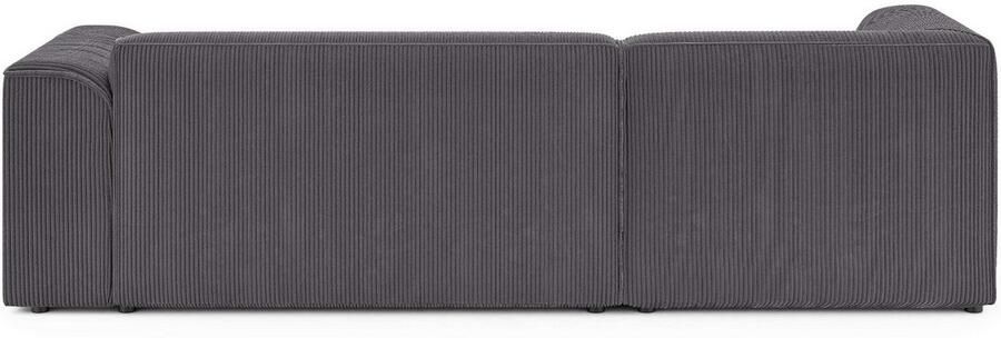 INOSIGN Hoekbank MERID L-vorm (257 cm) tijdloos & stijlvol ontwerp Uitgebreid gepolsterd in cord chenille en structuur - Foto 5