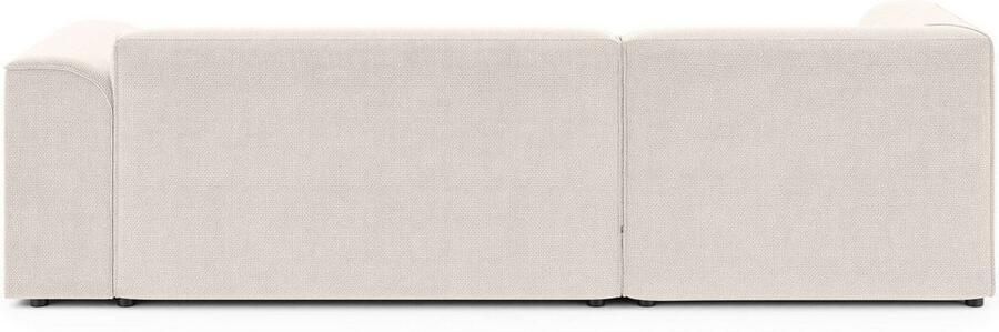 INOSIGN Hoekbank MERID L-vorm (257 cm) tijdloos & stijlvol ontwerp Uitgebreid gepolsterd in cord chenille en structuur - Foto 5