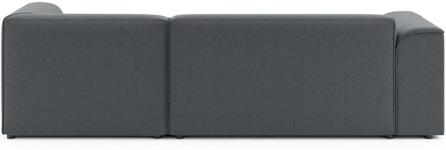 INOSIGN Hoekbank MERID L-vorm (257 cm) tijdloos & stijlvol ontwerp Uitgebreid gepolsterd in cord chenille en structuur - Foto 5