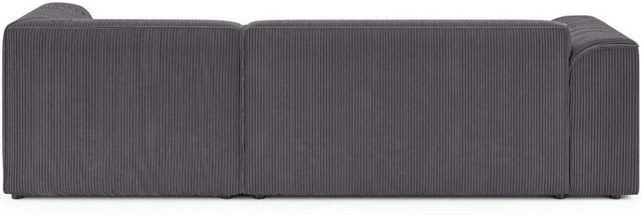INOSIGN Hoekbank MERID L-vorm (257 cm) tijdloos & stijlvol ontwerp Uitgebreid gepolsterd in cord chenille en structuur - Foto 5