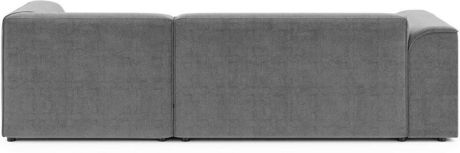 INOSIGN Hoekbank MERID L-vorm (257 cm) tijdloos & stijlvol ontwerp Uitgebreid gepolsterd in cord chenille en structuur - Foto 5