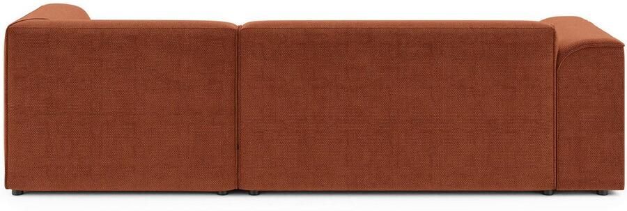 INOSIGN Hoekbank MERID L-vorm (257 cm) tijdloos & stijlvol ontwerp Uitgebreid gepolsterd in cord chenille en structuur - Foto 5