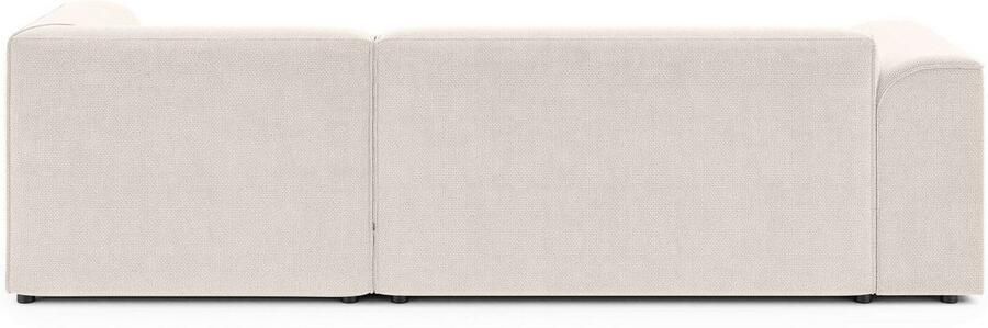 INOSIGN Hoekbank MERID L-vorm (257 cm) tijdloos & stijlvol ontwerp Uitgebreid gepolsterd in cord chenille en structuur - Foto 5