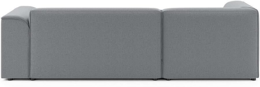 INOSIGN Hoekbank MERID L-vorm (257 cm) tijdloos & stijlvol ontwerp Uitgebreid gepolsterd in cord chenille en structuur - Foto 5