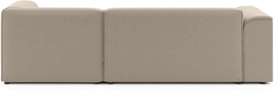 INOSIGN Hoekbank MERID L-vorm (257 cm) tijdloos & stijlvol ontwerp Uitgebreid gepolsterd in cord chenille en structuur - Foto 5