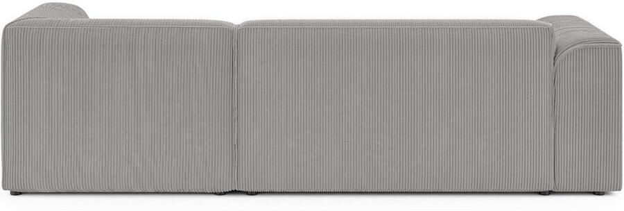 INOSIGN Hoekbank MERID L-vorm (257 cm) tijdloos & stijlvol ontwerp Uitgebreid gepolsterd in cord chenille en structuur - Foto 5