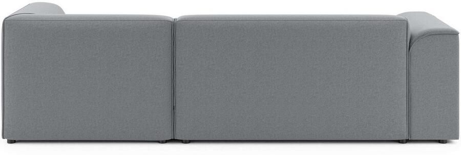 INOSIGN Hoekbank MERID L-vorm (257 cm) tijdloos & stijlvol ontwerp Uitgebreid gepolsterd in cord chenille en structuur - Foto 5