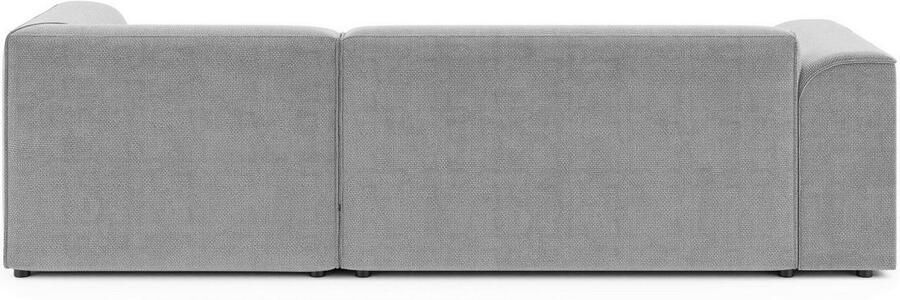 INOSIGN Hoekbank MERID L-vorm (257 cm) tijdloos & stijlvol ontwerp Uitgebreid gepolsterd in cord chenille en structuur - Foto 5