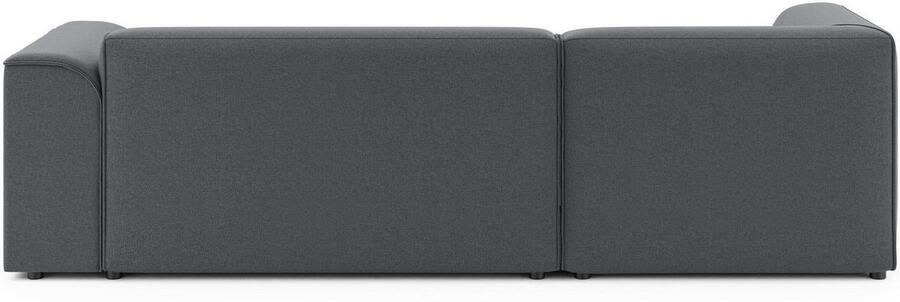 INOSIGN Hoekbank MERID L-vorm (257 cm) tijdloos & stijlvol ontwerp Uitgebreid gepolsterd in cord chenille en structuur - Foto 5