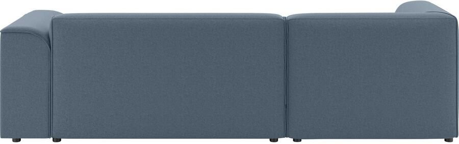 INOSIGN Hoekbank MERID L-vorm (257 cm) tijdloos & stijlvol ontwerp Uitgebreid gepolsterd in cord chenille en structuur - Foto 5